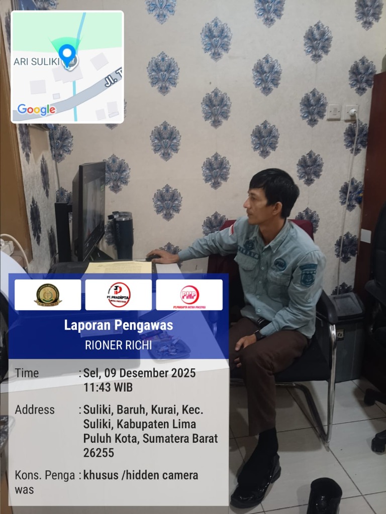 Pengawasan CCTV di Suliki